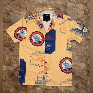 Reason Brand Men's Funky Graphic Shirt Size M